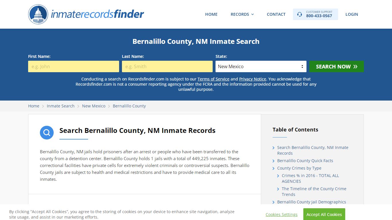 Bernalillo County, NM Inmate Lookup & Jail Records Online